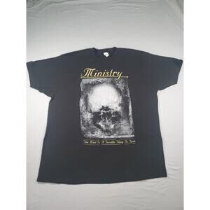 Ministry - “The Mind Is A Terrible Thing To Taste” Black Graphic 2XL T-Shirt